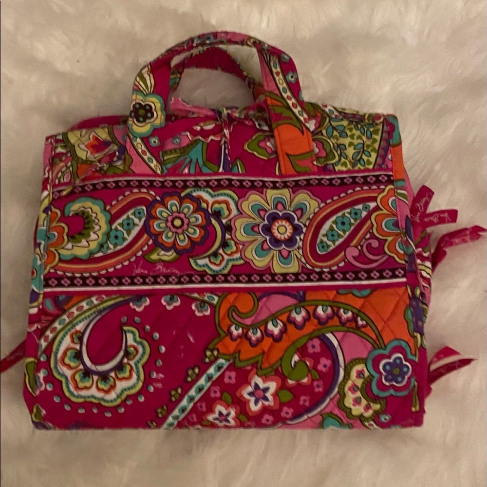 Vera Bradley Toiletries Bag- Pink Paisley